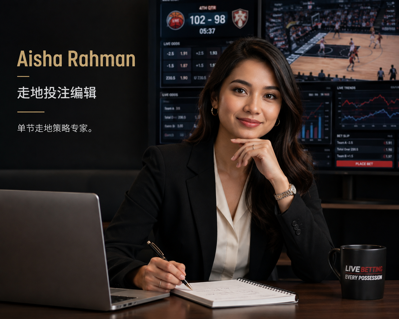 Aisha Rahman · บรรณาธิการเดิมพันสด